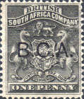 [South Africa Company Stamps Overprinted 