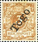 [German Empire Postage Stamps Overprinted 