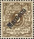 [German Empire Postage Stamps Overprinted 