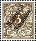 [German Empire Postage Stamps Surcharged, Scrivi B]