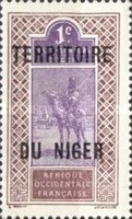 [Francobolli superiori del Senegal e del Niger Stampati e non pubblicati Sovrastampati 