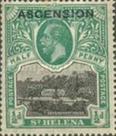 [Stamps of St. Helena of 1912 Overprinted 