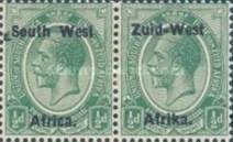 [South Africa Postage Stamps Overprinted 