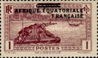 [Postage Stamps from Gabon Overprinted, Scrivi A]