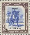 [Cyrenaica Postage Stamps of 1950 Overprinted 