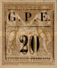 [French Colonies - General Issues No.32 & 44 Surcharged, Scrivi A]