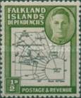 [King George VI - Map of Falkland Islands, Scrivi A]