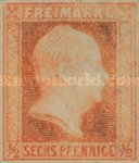 [King Friedrich Wilhelm IV - Hatched Background, Engraved, Scrivi A2]